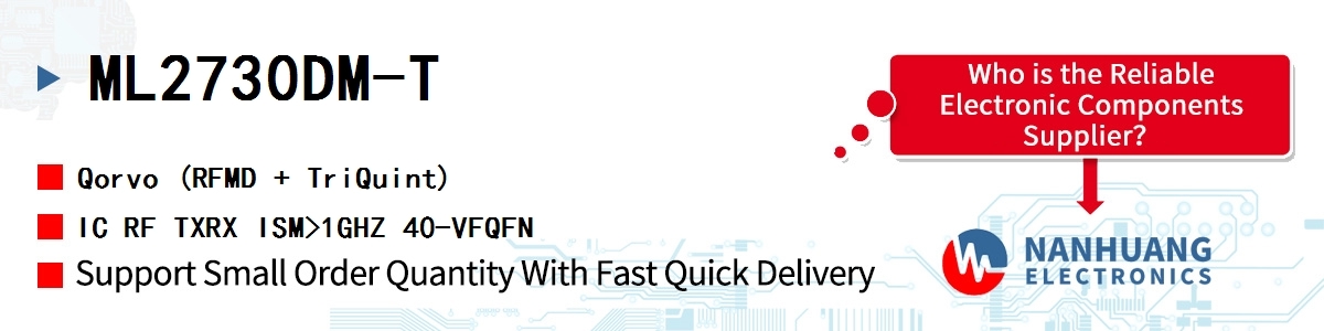 ML2730DM-T Qorvo IC RF TXRX ISM>1GHZ 40-VFQFN