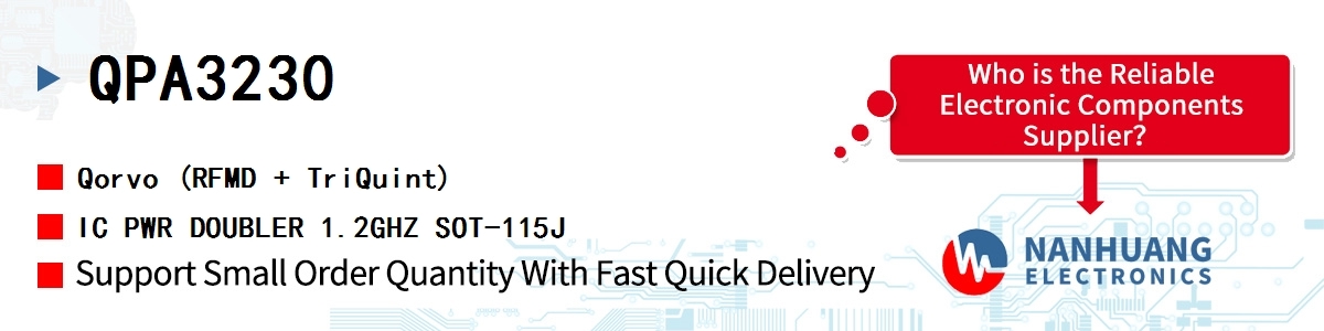 QPA3230 Qorvo IC PWR DOUBLER 1.2GHZ SOT-115J