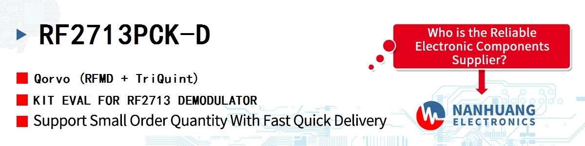 RF2713PCK-D Qorvo KIT EVAL FOR RF2713 DEMODULATOR