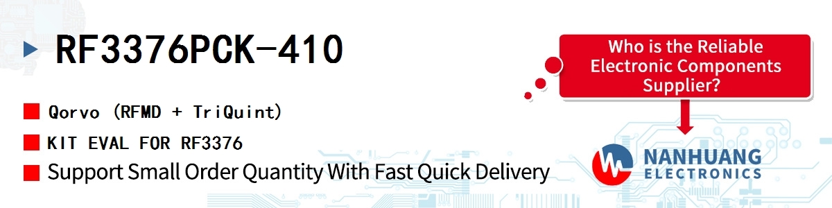 RF3376PCK-410 Qorvo KIT EVAL FOR RF3376