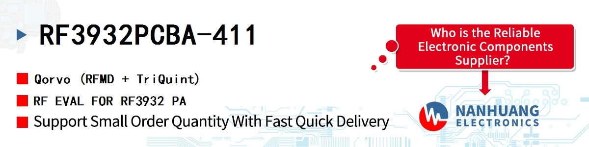 RF3932PCBA-411 Qorvo RF EVAL FOR RF3932 PA